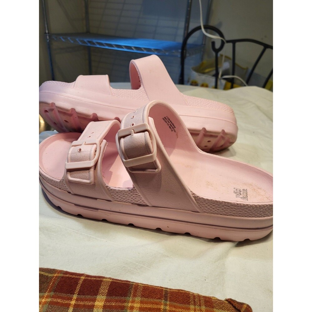 Wild Fable Women's Size 11 Pink Slides, Very Good Cond